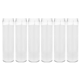 Mega Candles prayer candle in a glass container for church services