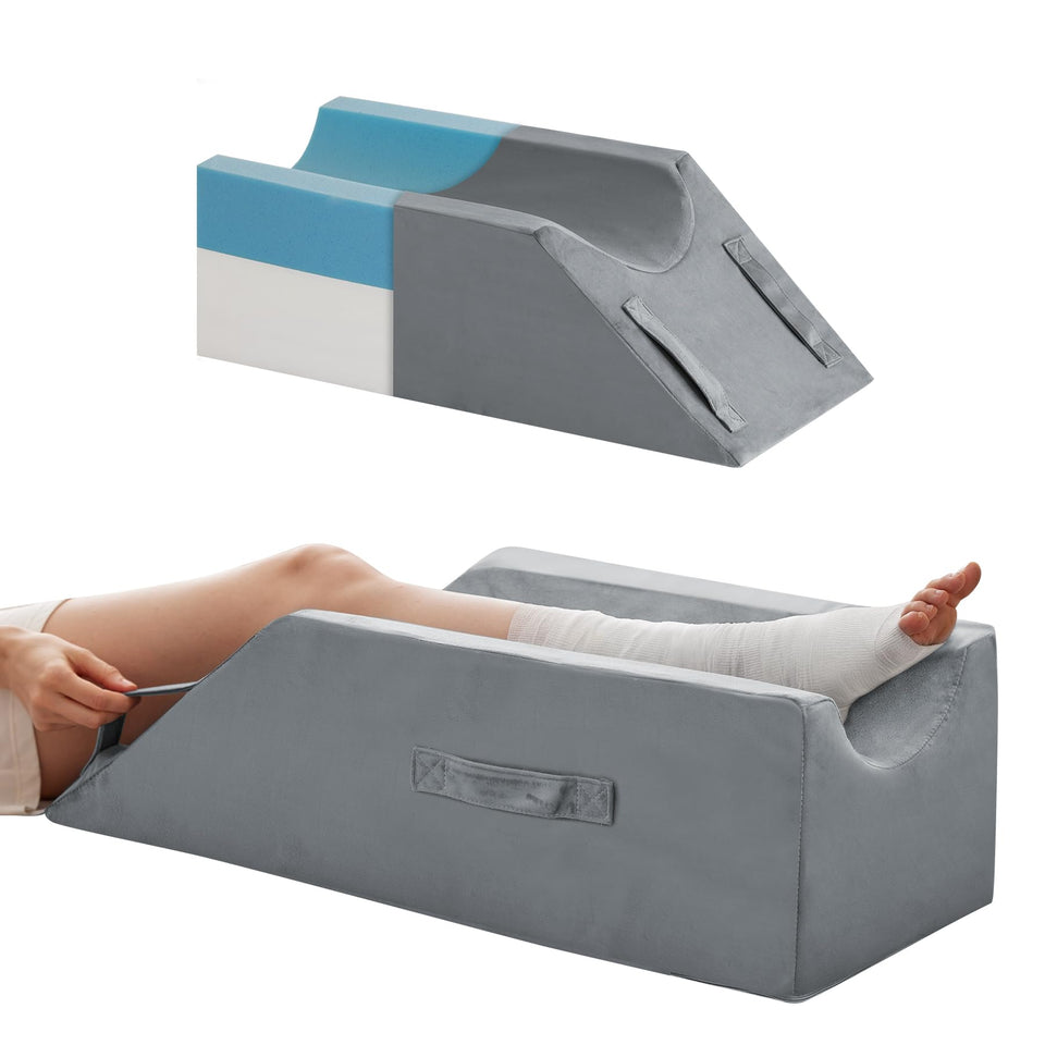 MEGCXIT leg pillow front view for elevated leg support during recovery.