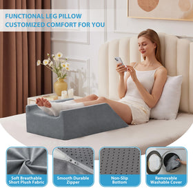 MEGCXIT non-slip bottom prevents pillow movement during sleep.