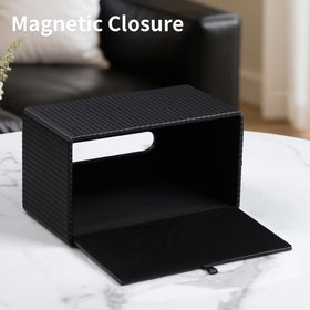 Meibooch PU leather rectangle texture is water-resistant and easy to wipe.