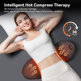 MEIJINEX 3in-1 Smooth Spine Pillow in-use on chair for daily ergonomics