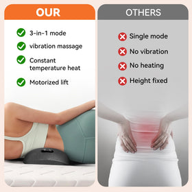 MEIJINEX 3in-1 Smooth Spine Pillow USB-C cable provides flexible placement