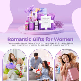 MEINESQIS 10-piece gift basket extras like headband and dried flowers