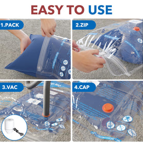 MEIQIHOME airtight seal technology keeps contents protected from moisture and leaks.