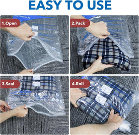 Meiqihome vacuum seal system showcasing airtight double-seal feature.