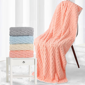 Meishiqi plush towels 35x70 inches offer full-body softness and wrap.