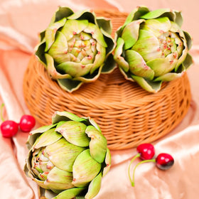 Meiwlong artichoke decor on dining table enhances seasonal styling