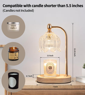 MEIXISUE candle warmer lamp jar compatibility supports many candles