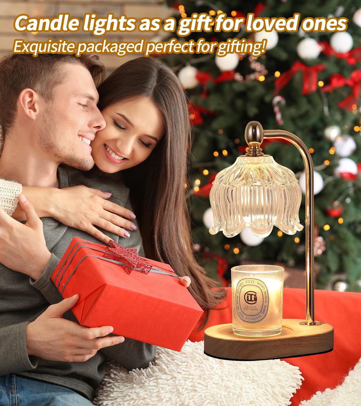 MEIXISUE candle warmer lamp timer dimmer enables ambient customization