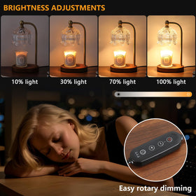 Two included bulbs from MEIXISUE ensure immediate warmth and fragrance release.
