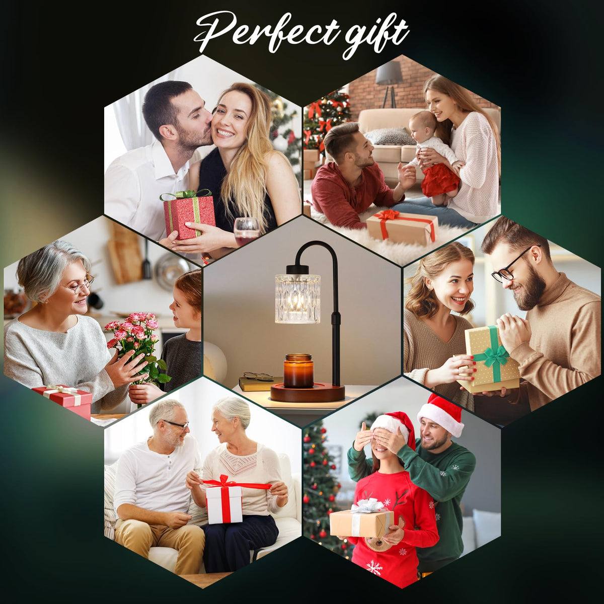MEIXISUE candle warmer lamp showing timer function for curated fragrance moments.