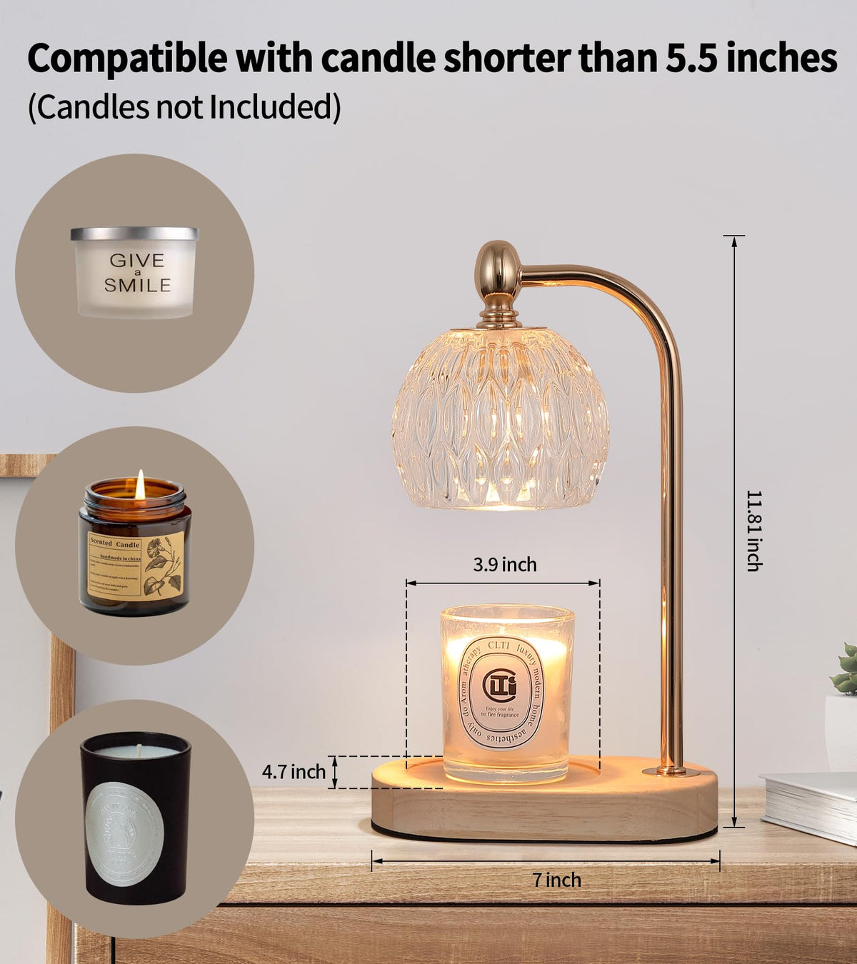 MEIXISUE dimmer offers four levels for customizable melt speed