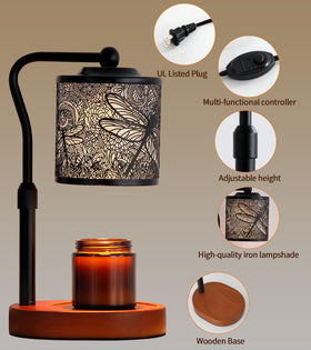 MEIXISUE height-adjustable wax warmer fits various jar candles.