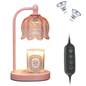 Meixisue pink candle warmer lamp modern design for home decor