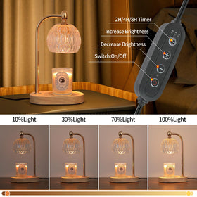 MEIXISUE smoke-free candle warmer promotes safe ambiance without flames