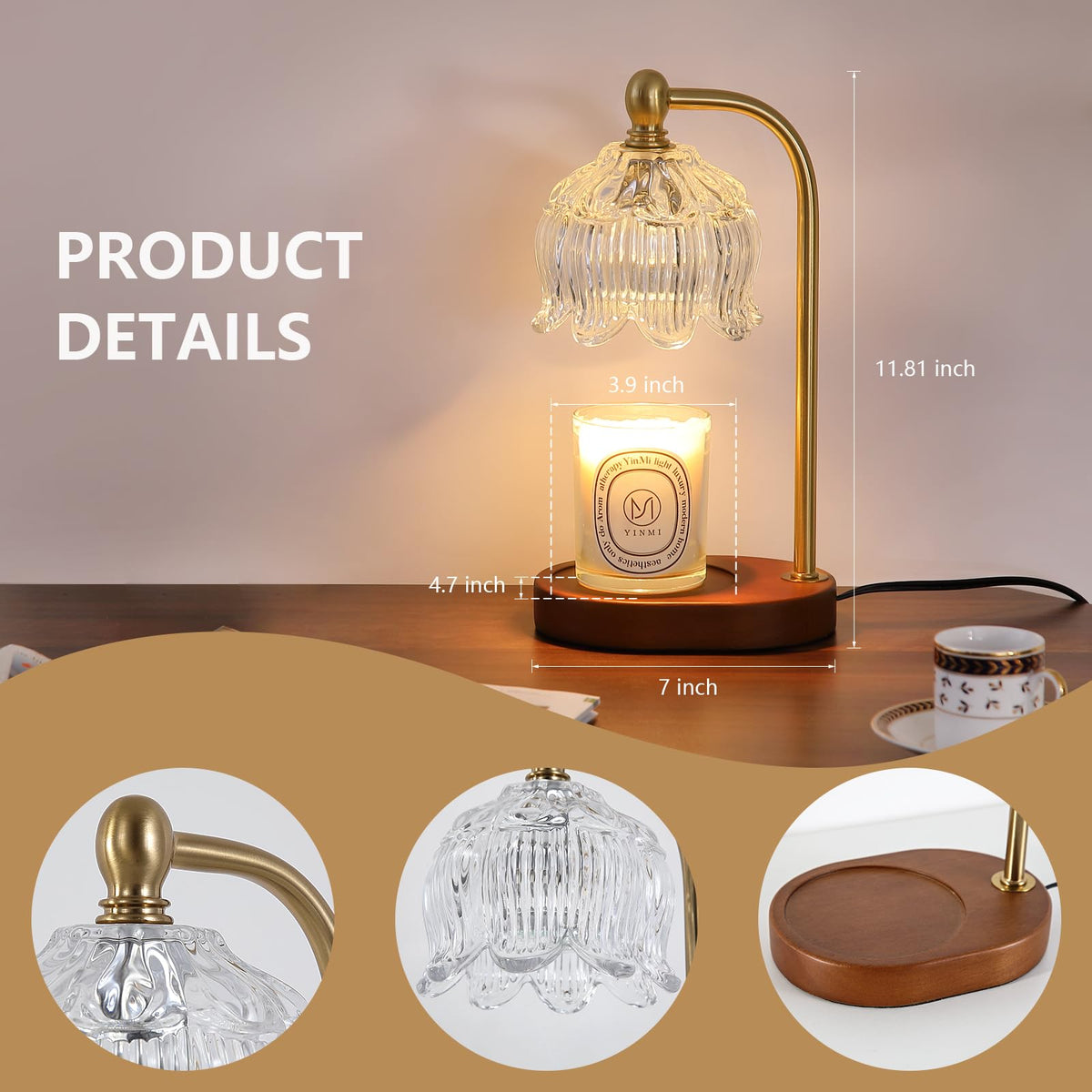 MEIXISUE flameless operation provides steady scent without smoke or soot.