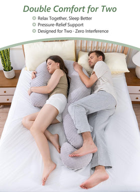 Meiz velvet dual-side cover offers two textures for personalized sleep comfort.