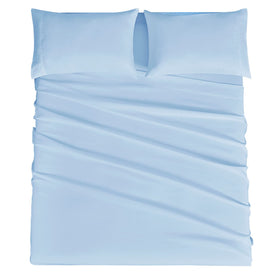 Mejoroom Queen Sheet Set deep-pocket-fit securely fits tall mattresses