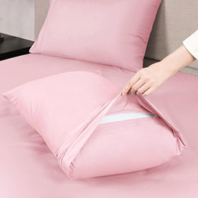 Mejoroom Twin XL breathable-weave fabric provides cool overnight comfort