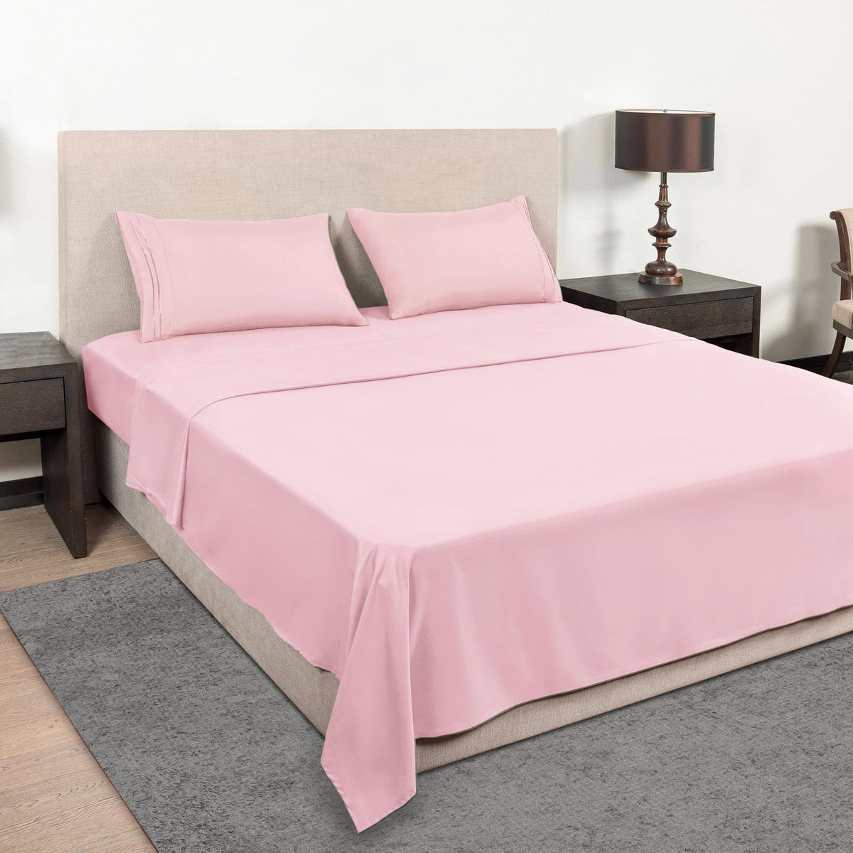 Mejoroom Twin XL envelope pillowcases protect pillows for easy setup