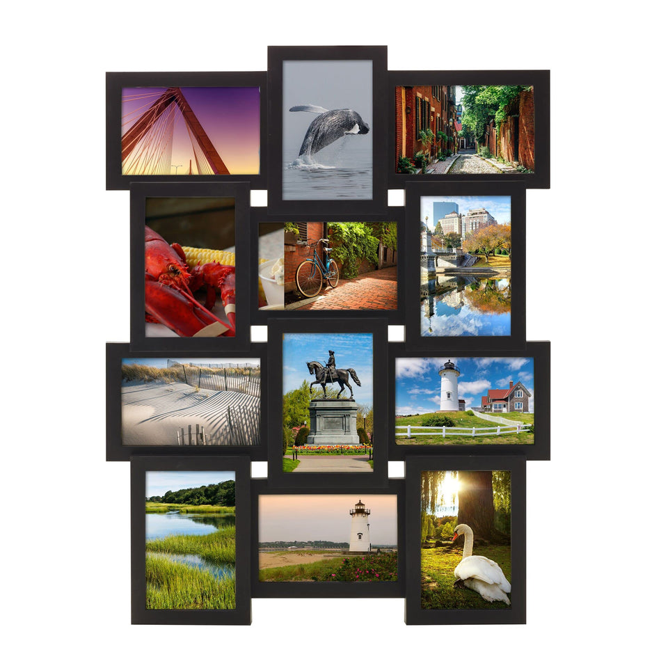 MELANNCO collage frame 18x23 front view for a gallery-ready wall display.