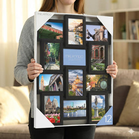 MELANNCO wall-display idea for weddings, anniversaries, and everyday memories.