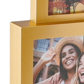 Melannco gold collage frame adds style to a gallery-style wall decor.