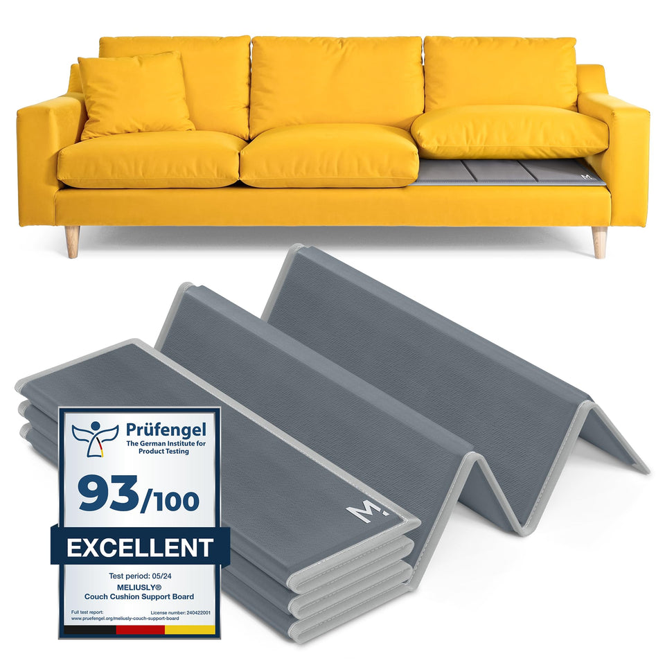 Meliusly couch cushion support sits between frame and cushions to restore firm seating.