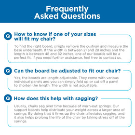 Meliusly discreet-under-cushion appearance preserves chair aesthetics.