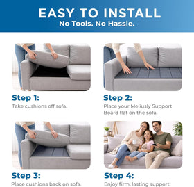 Meliusly hinged slat design lies flat under cushions