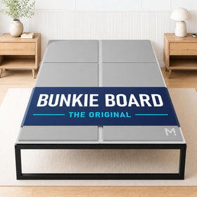 Meliusly California King bunkie board with ultra-thin profile supports the mattress