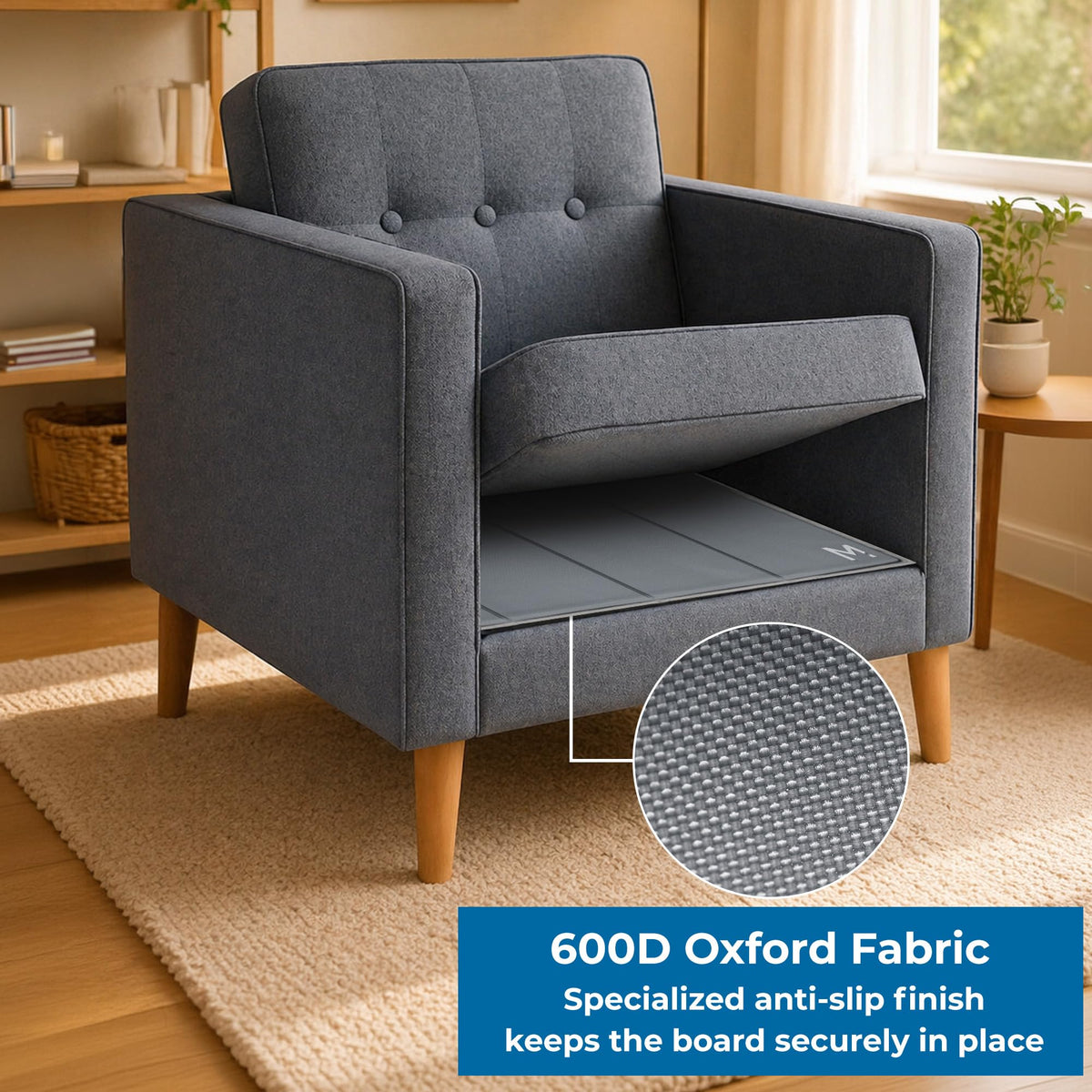 Meliusly recliner-armchair-solution enhances comfort across chairs.