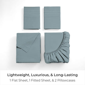Mellanni breathable microfiber – temperature regulation and quick-drying for cooler nights.