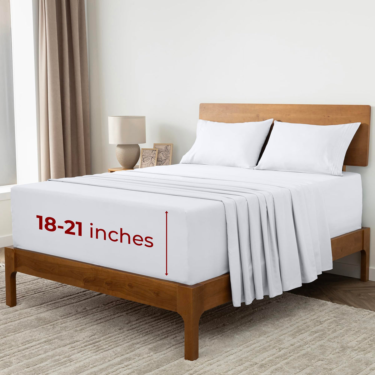 Mellanni extra-deep king sheets in iconic collection for hotel-like luxury at home
