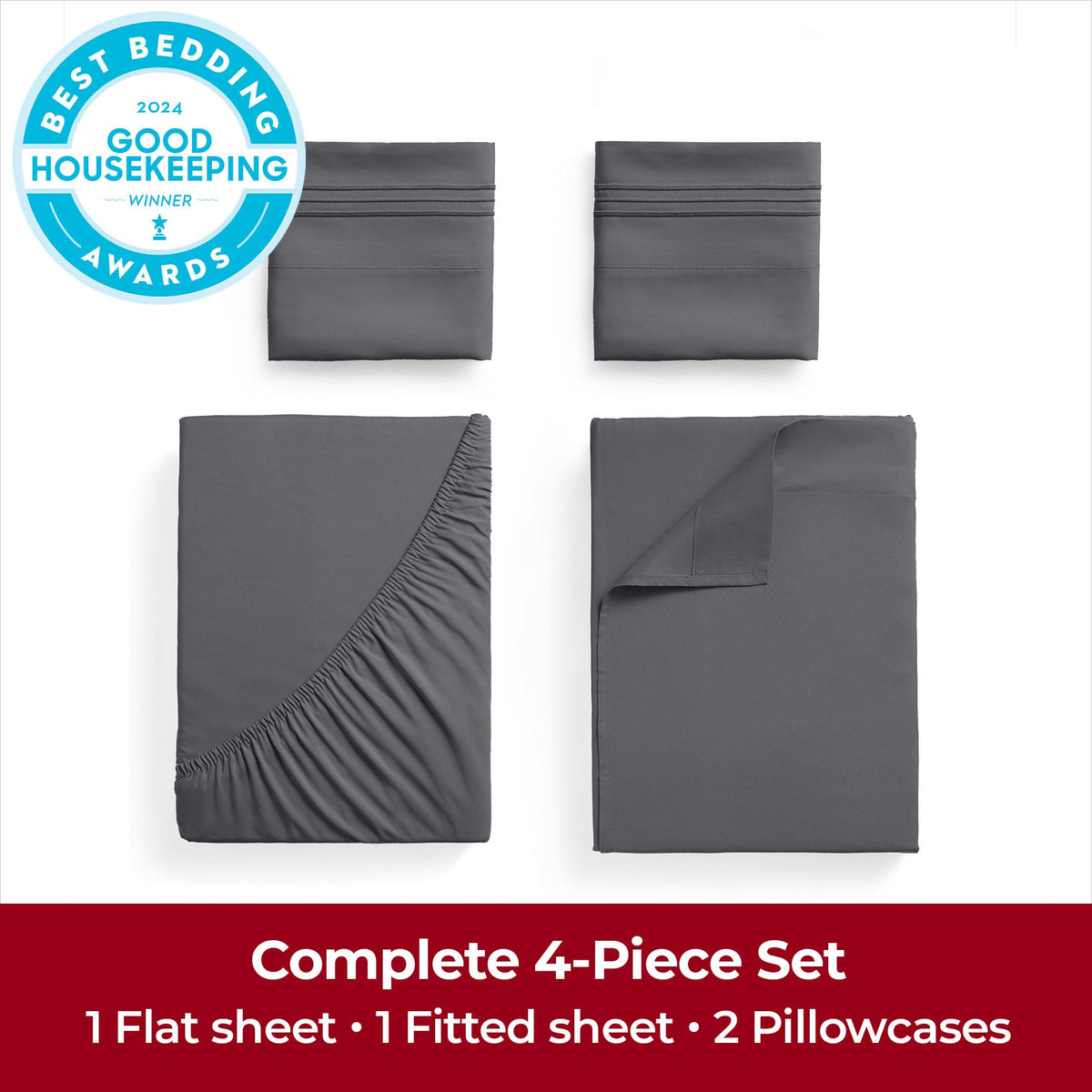 Mellanni breathable microfiber close-up highlights soft, airy fabric.