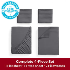 Mellanni breathable microfiber close-up highlights soft, airy fabric.