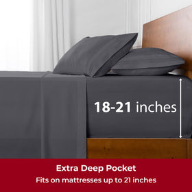 Mellanni wrinkle resistance close-up shows easy laundry maintenance.