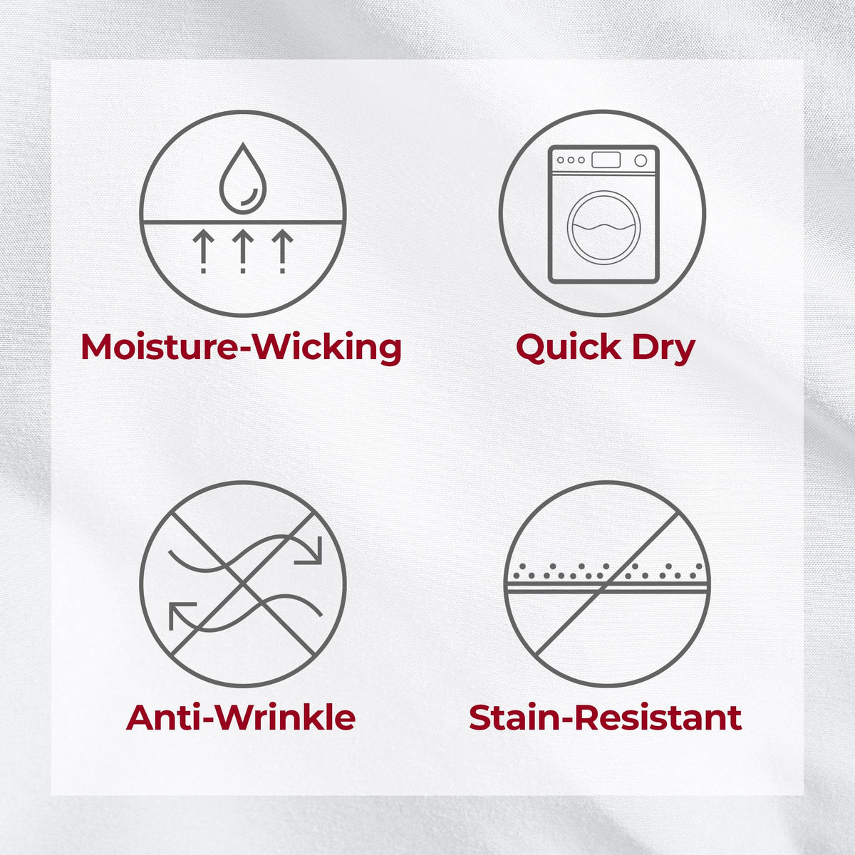 Mellanni wrinkle and stain resistance keeps bedding looking fresh