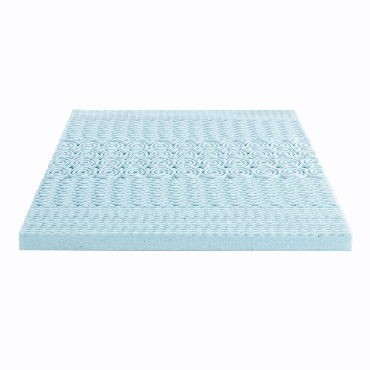 Mellow gel-infused cooling foam demonstrates temperature control for hot nights.