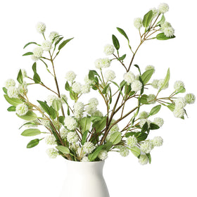 Melorca and Guilla artificial branches in a 35.4-inch vase for stylish home display.