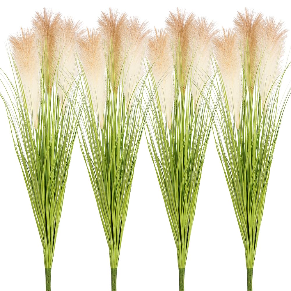 Melorca&Guilla artificial onion grass, 33.5-inch tall, maintenance-free tall greenery.