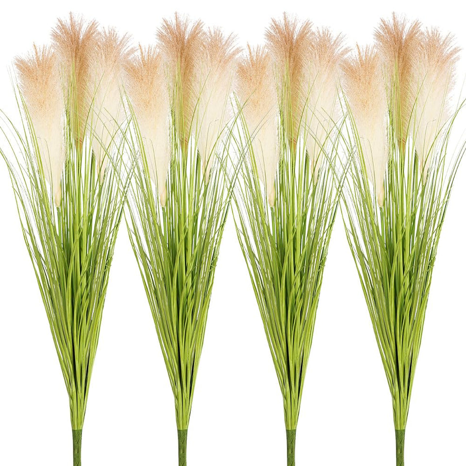 Melorca&Guilla artificial onion grass, 33.5-inch tall, maintenance-free tall greenery.