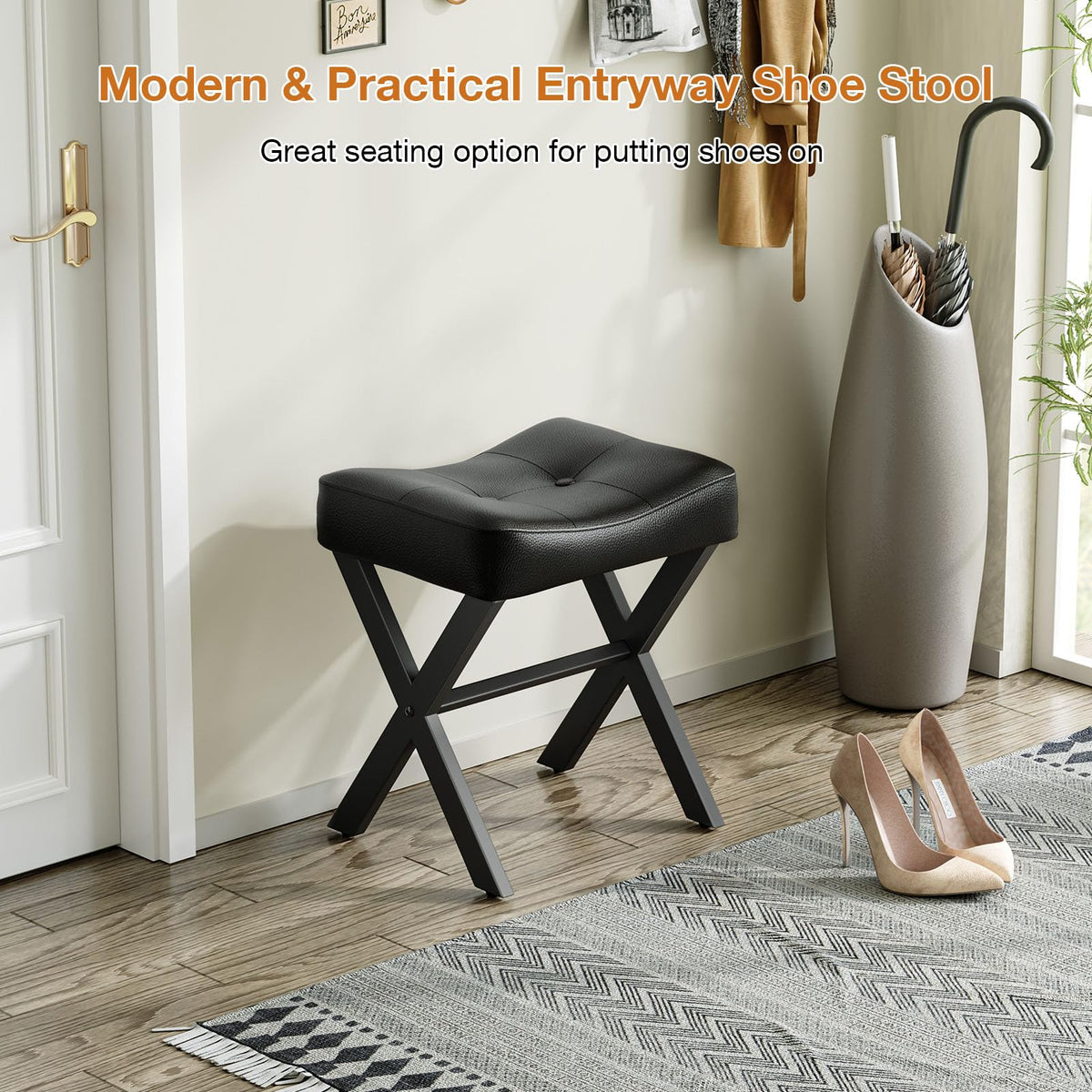Memobarco stool assembled with simple steps, six screws, ready in minutes.