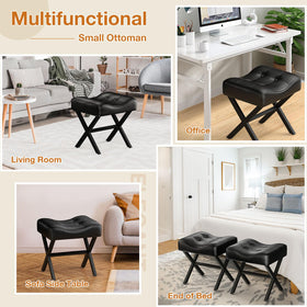 Memobarco vanity stool shown in bathroom context for space-smart seating.