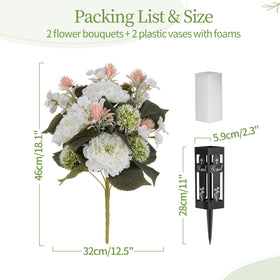 Memobloom cemetery vase design with drainage holes for durable outdoor use.