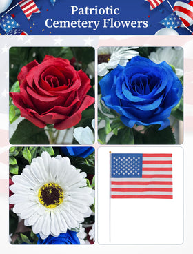 Memobloom ground stake and flag support enable stable outdoor placement.