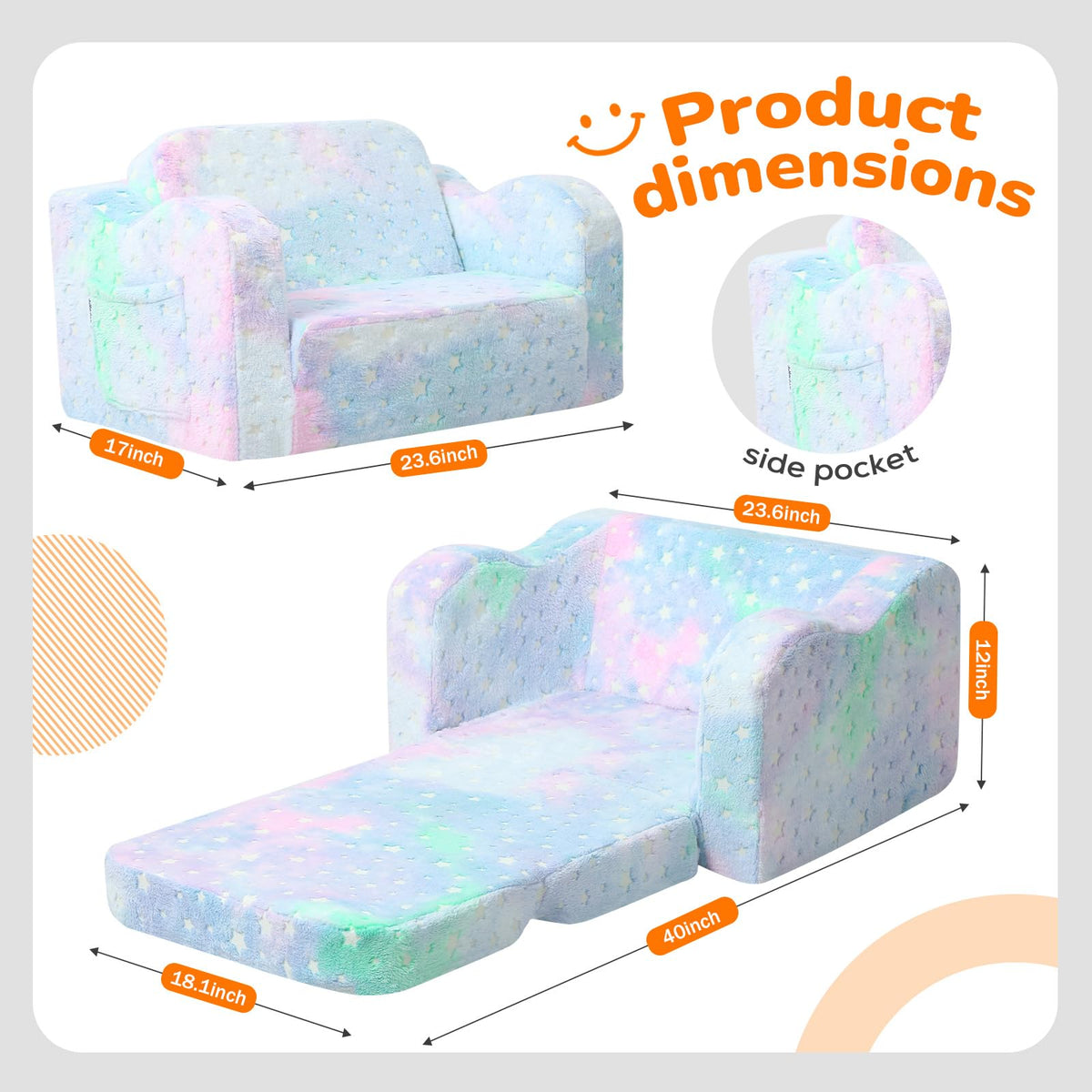 MeMoreCool glow-in-the-dark stars brighten the playroom with a magical touch
