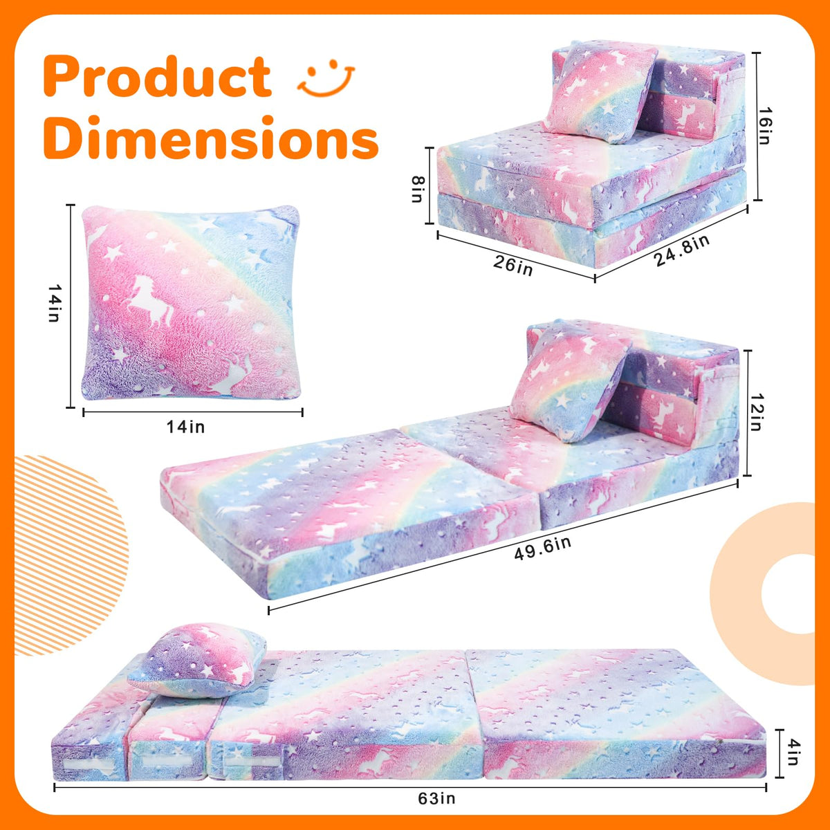 Throw pillow included with MeMoreCool unit doubles as decor or head support.
