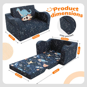 MeMoreCool soft-foam toddler couch provides gentle support during play and rest.