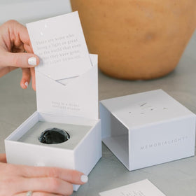 Memorialight grief gift suitable for loss of loved ones and more.